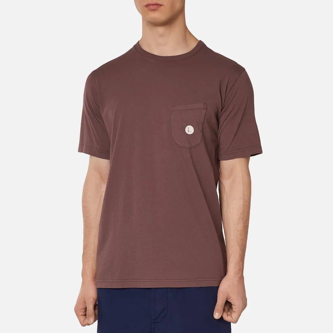 Universal Works Мужская футболка UW Print Organic Dot Print Jersey