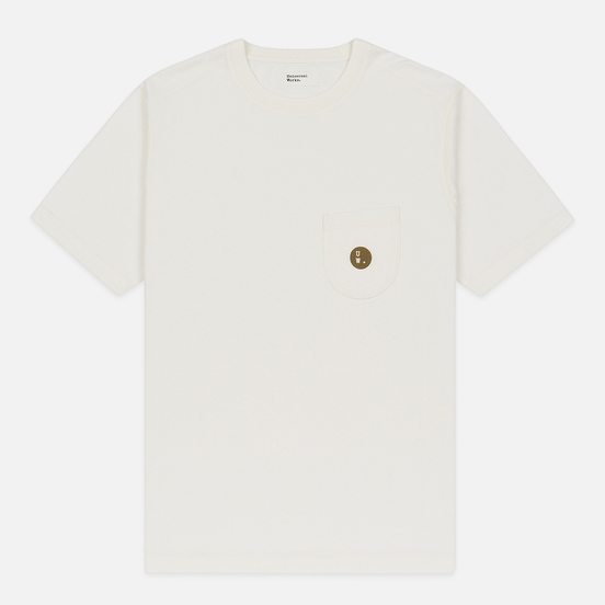 Мужская футболка Universal Works UW Print Single Jersey Ecru