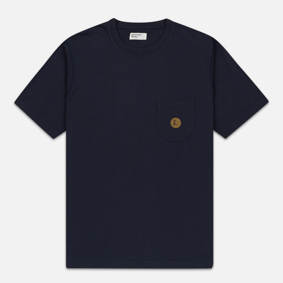 Мужская футболка Universal Works UW Print Single Jersey Navy