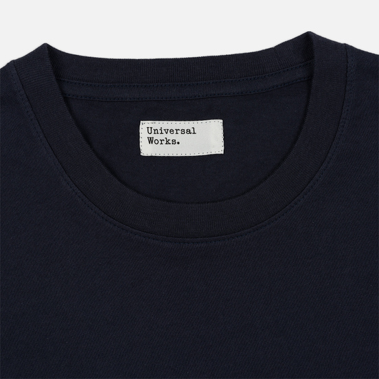 Мужская футболка Universal Works UW Print Single Jersey Navy