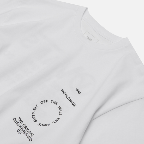 Мужская футболка Vans Distortion Type White