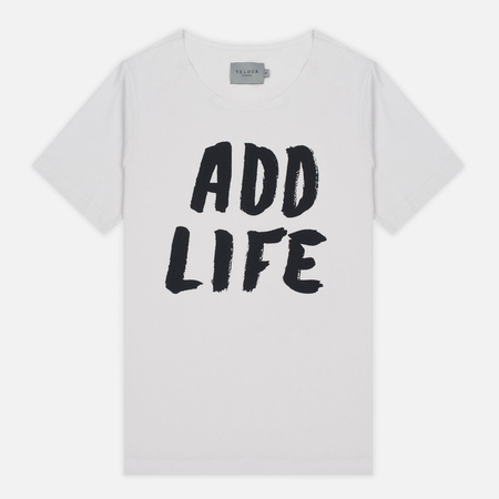 Мужская футболка Velour Add Life White Sand