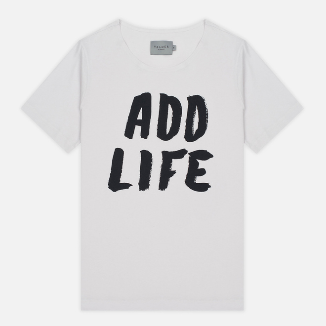 Мужская футболка Velour Add Life White Sand