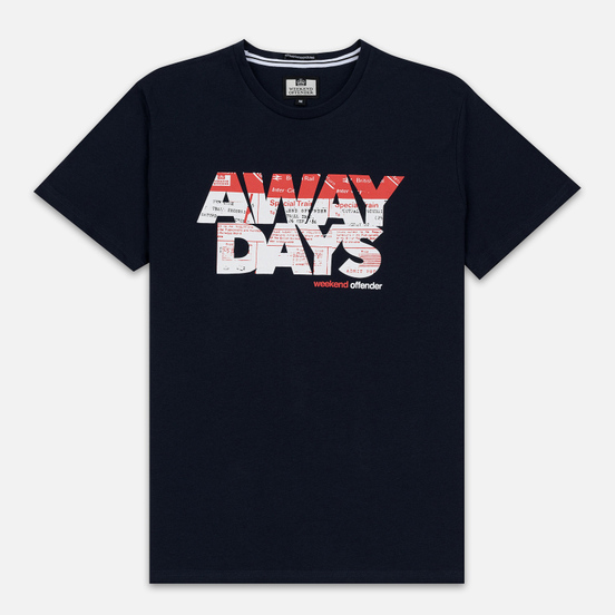 Мужская футболка Weekend Offender Away Days Graphic Navy