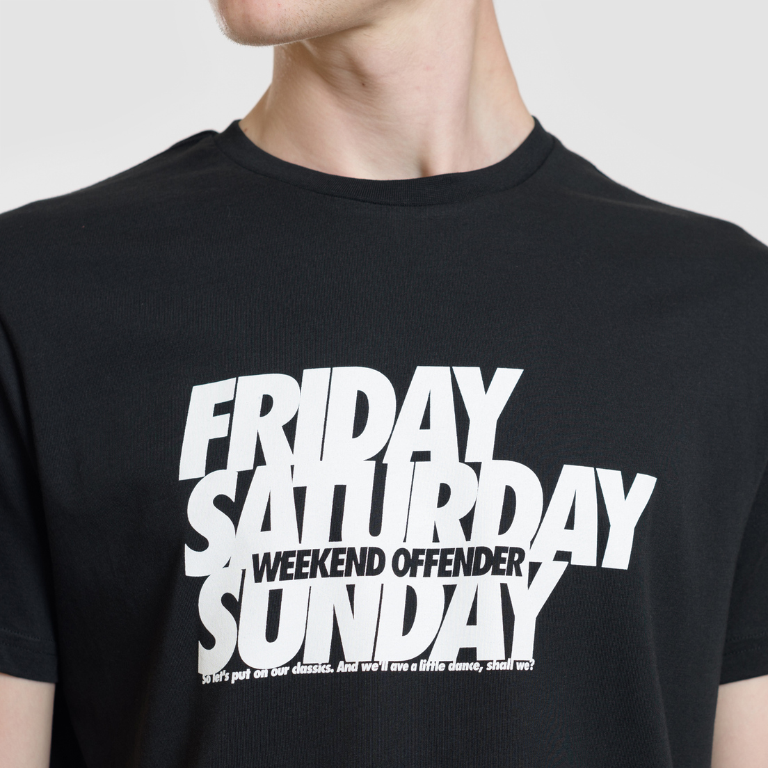 Weekend Offender Мужская футболка Friday Saturday Sunday