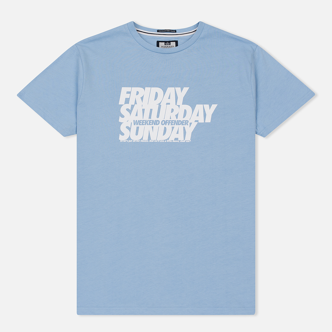 Weekend Offender Мужская футболка Friday Saturday Sunday