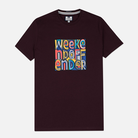 Мужская футболка Weekend Offender Mad Cyril Syrah