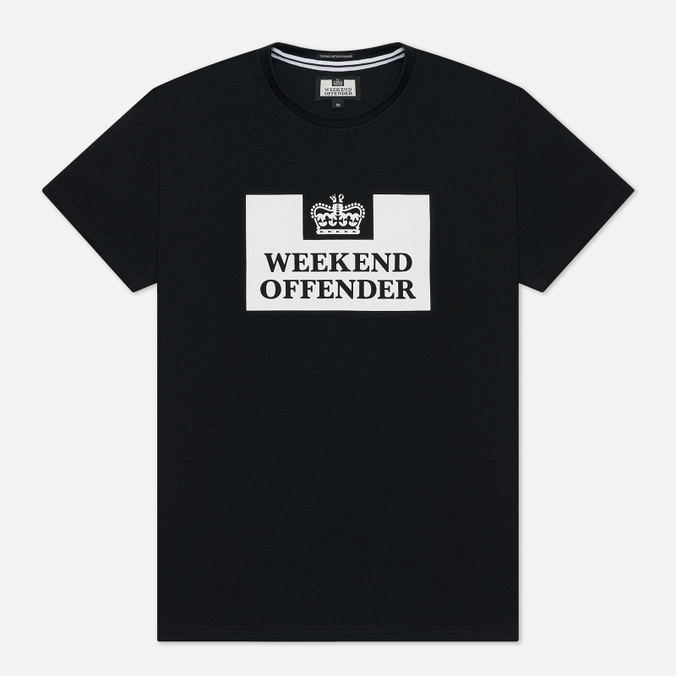 Мужская футболка Weekend Offender, цвет чёрный, размер S WOTS100-BLACK Prison Classics - фото 1