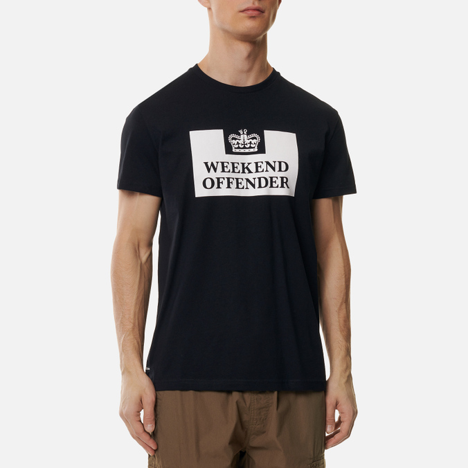 Мужская футболка Weekend Offender, цвет чёрный, размер S WOTS100-BLACK Prison Classics - фото 3