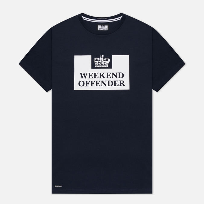 Мужская футболка Weekend Offender, цвет синий, размер M WOTS100-NAVY Prison Classics - фото 1