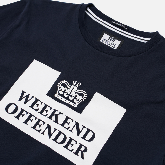 Мужская футболка Weekend Offender, цвет синий, размер M WOTS100-NAVY Prison Classics - фото 2