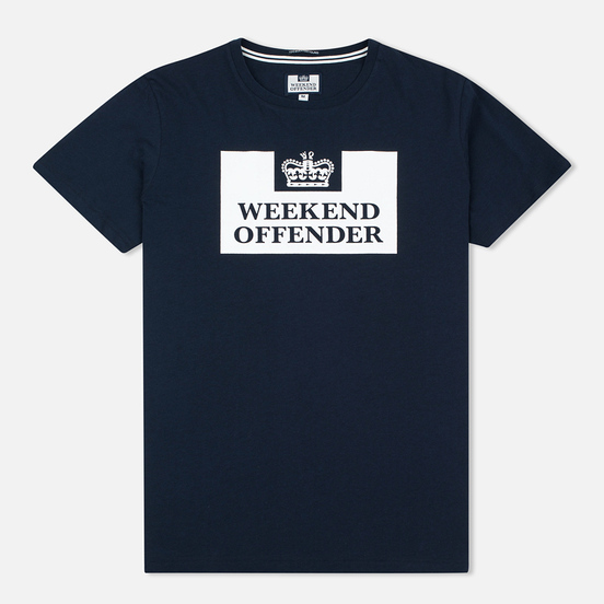 Мужская футболка Weekend Offender Prison Navy