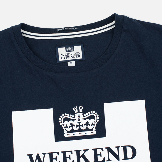 Мужская футболка Weekend Offender Prison Navy