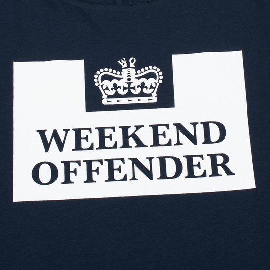 Мужская футболка Weekend Offender Prison Navy