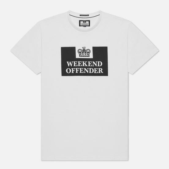 Мужская футболка Weekend Offender Prison White
