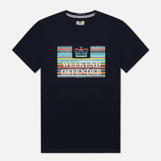 Мужская футболка Weekend Offender Spines Navy