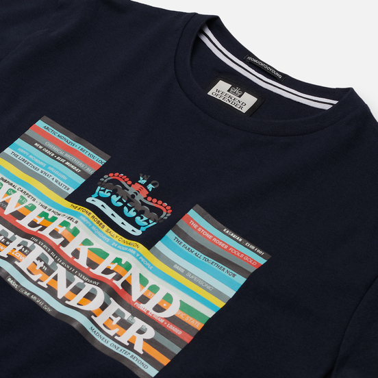 Мужская футболка Weekend Offender Spines Navy