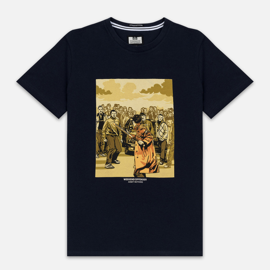Мужская футболка Weekend Offender The Firm Navy