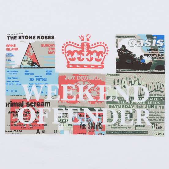 Мужская футболка Weekend Offender Tickets White