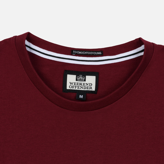 Мужская футболка Weekend Offender Trouble Garnet