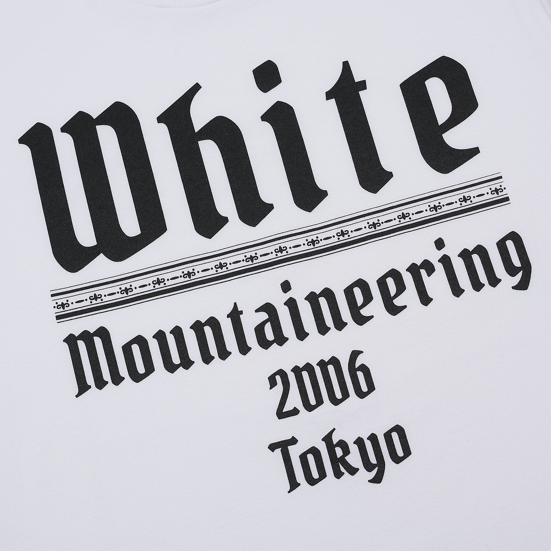 White Mountaineering Мужская футболка Printed White Mountaineering 2006 Tokyo