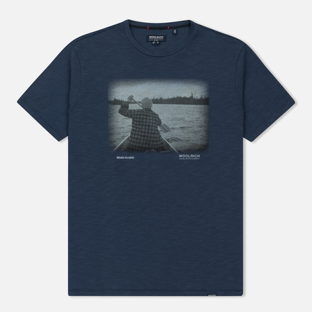 Мужская футболка Woolrich Heritage Mood Indigo