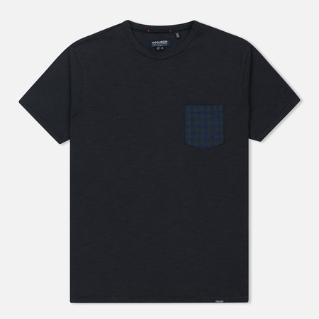 Мужская футболка Woolrich Pocket Dark Navy