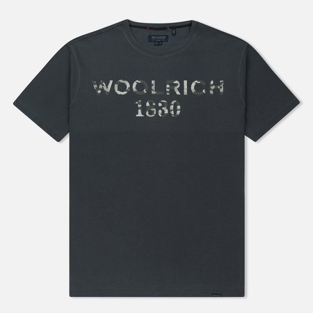 Мужская футболка Woolrich Print Woolrich 1830 Dark Navy