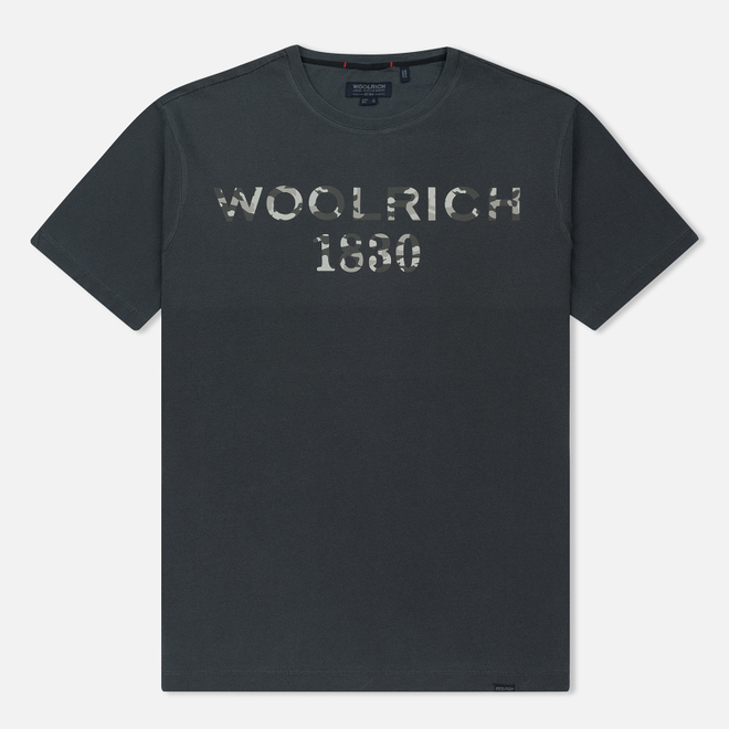Мужская футболка Woolrich Print Woolrich 1830 Dark Navy