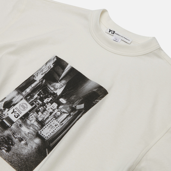Мужская футболка Y-3 Alleway Graphic Core White