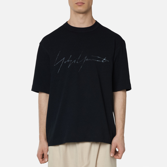 Мужская футболка Y-3 Distressed Signature Black