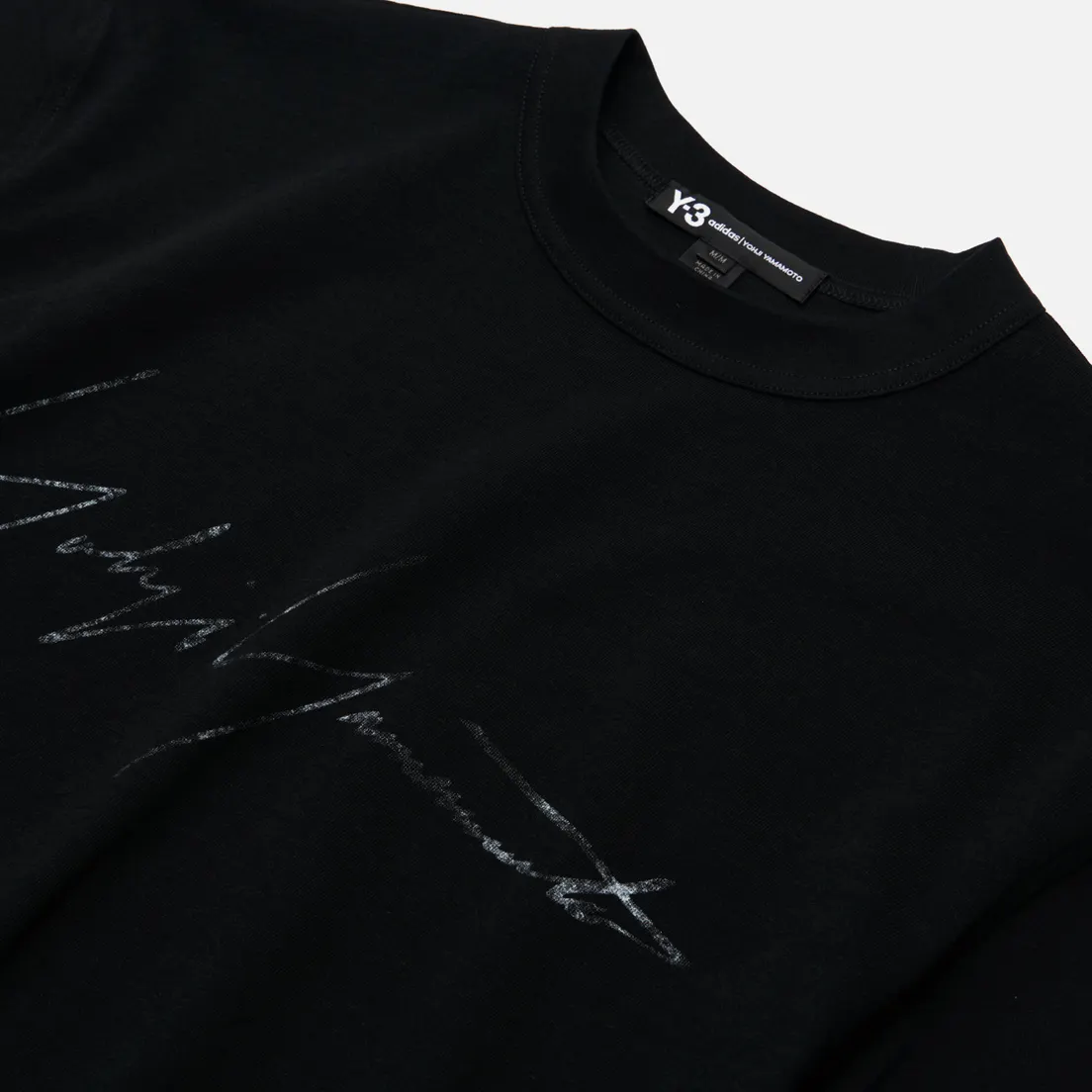 Y-3 Мужская футболка Distressed Signature