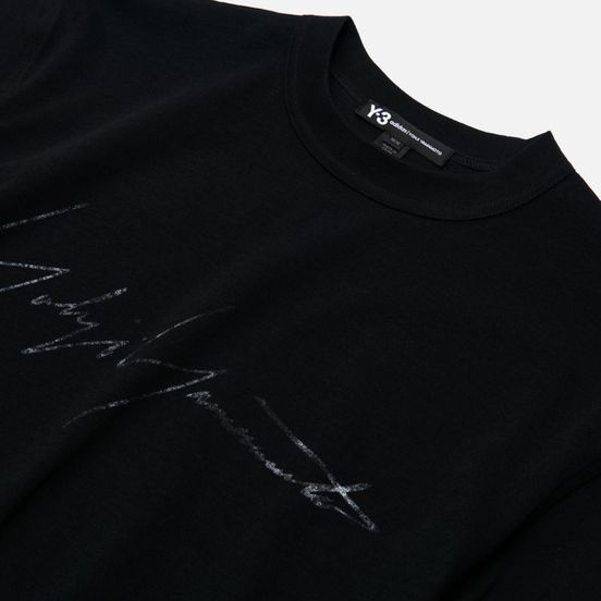 Мужская футболка Y-3 Distressed Signature Black