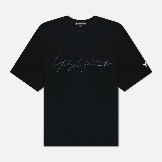 Мужская футболка Y-3 Distressed Signature Black