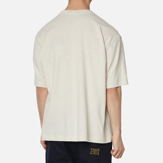 Мужская футболка Y-3 Distressed Signature Ecru