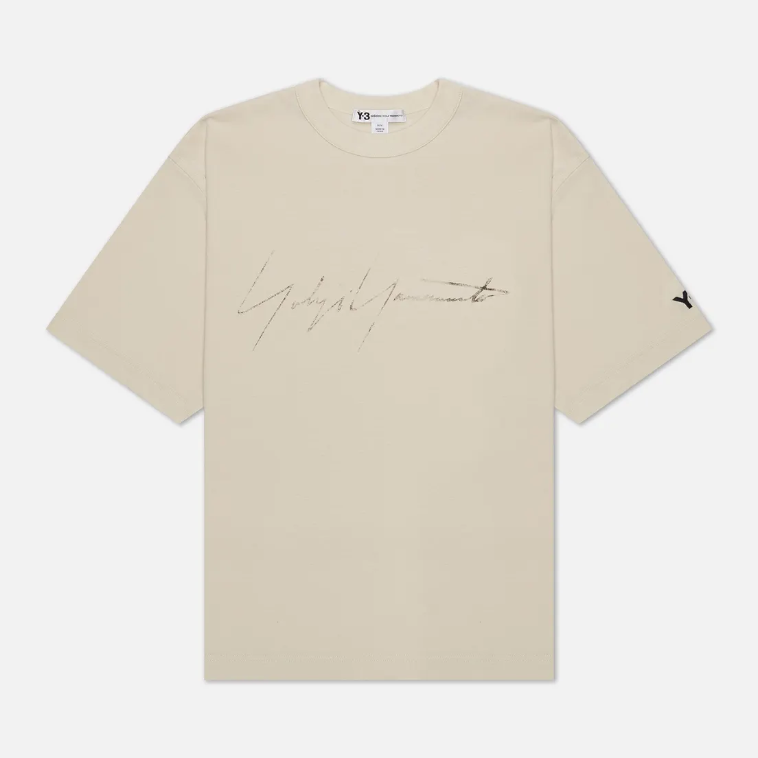 Y-3 Мужская футболка Distressed Signature