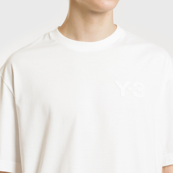 Мужская футболка Y-3 Double Logo Core White