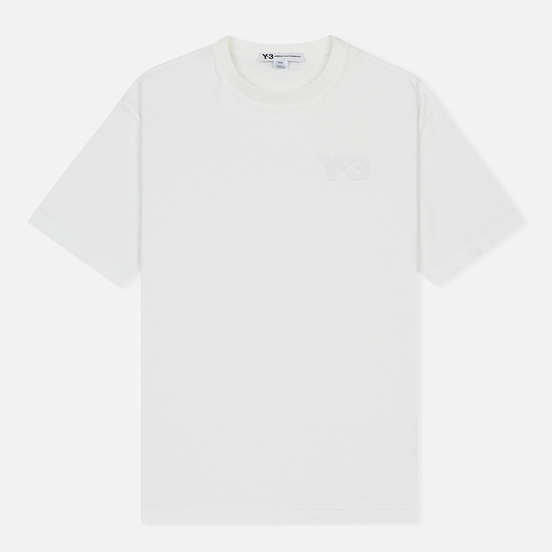 Мужская футболка Y-3 Double Logo Core White