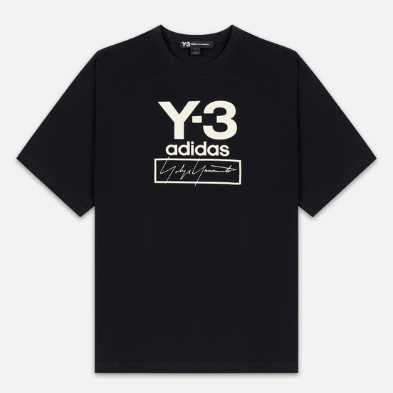 Мужская футболка Y-3 Stacked Logo FW19 Black