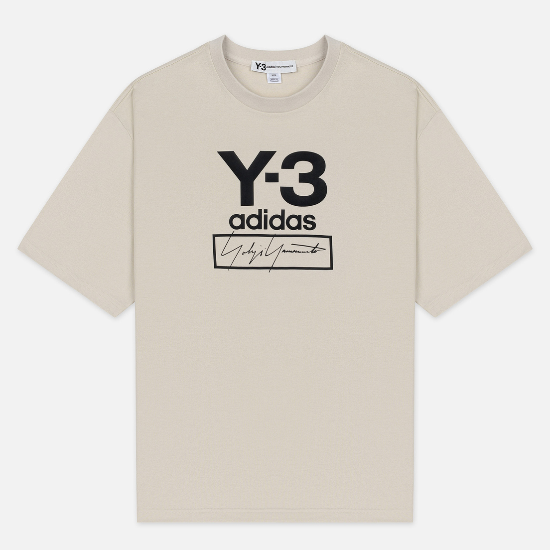Y-3 Мужская футболка Stacked Logo FW19