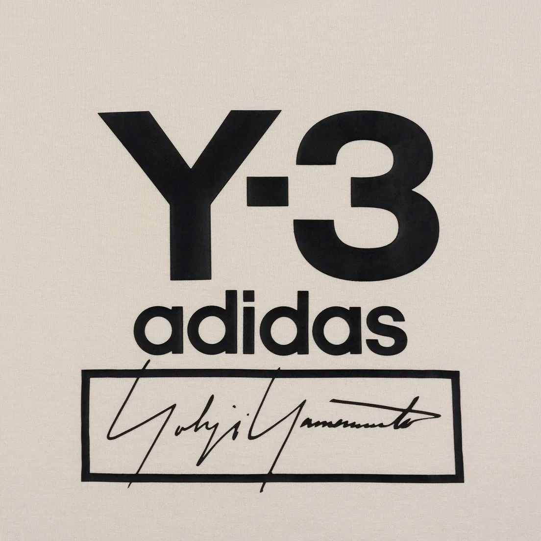 Y-3 Мужская футболка Stacked Logo FW19