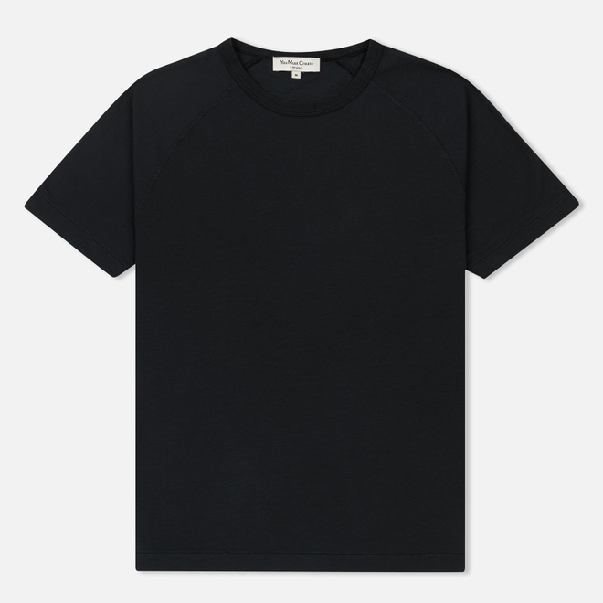 Мужская футболка YMC Television Raglan Garment Dyed Black