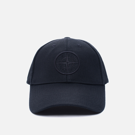 Кепка Stone Island Wool Mix Compass Logo Embroidered Blue
