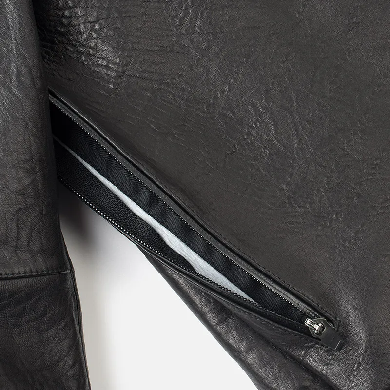 Acronym x Nemen Мужская кожаная куртка Double Zipper Rider