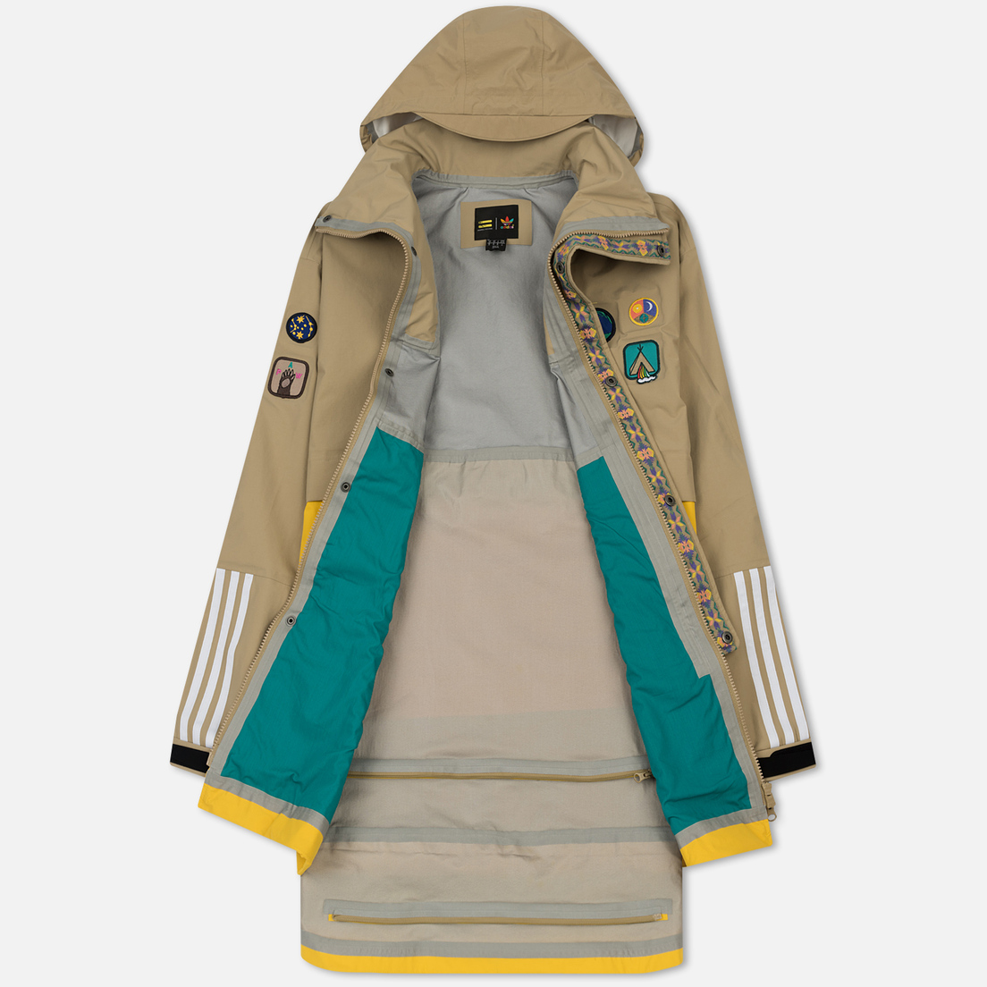 adidas Originals Мужская куртка x Pharrell Williams HU Hiking 3L