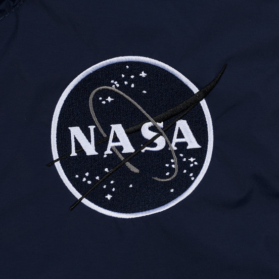 Мужская куртка анорак Alpha Industries NASA Replica Blue