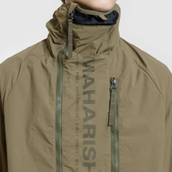 Мужская куртка анорак maharishi Onibegie Mandala Cagoule Olive