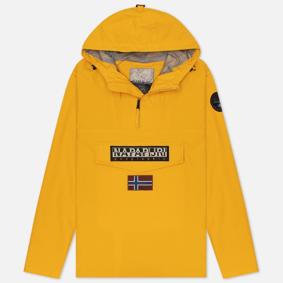 Мужская куртка анорак Napapijri Rainforest Summer 1 Mango Yellow