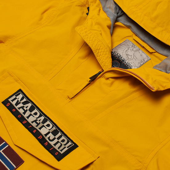 Мужская куртка анорак Napapijri Rainforest Summer 1 Mango Yellow