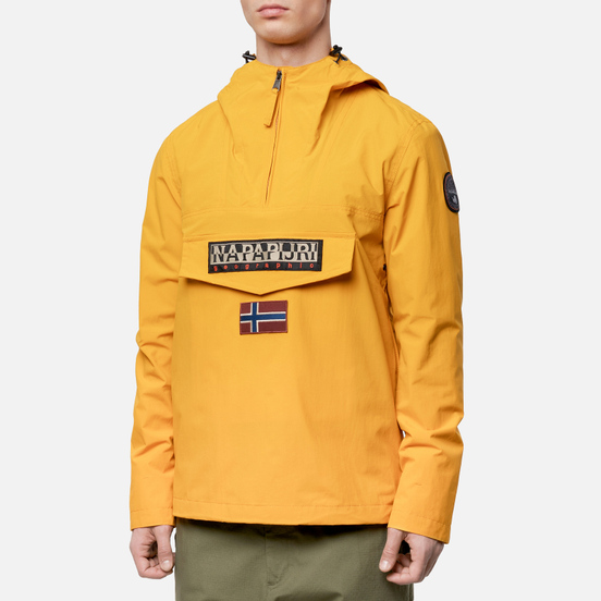 Мужская куртка анорак Napapijri Rainforest Summer 1 Mango Yellow